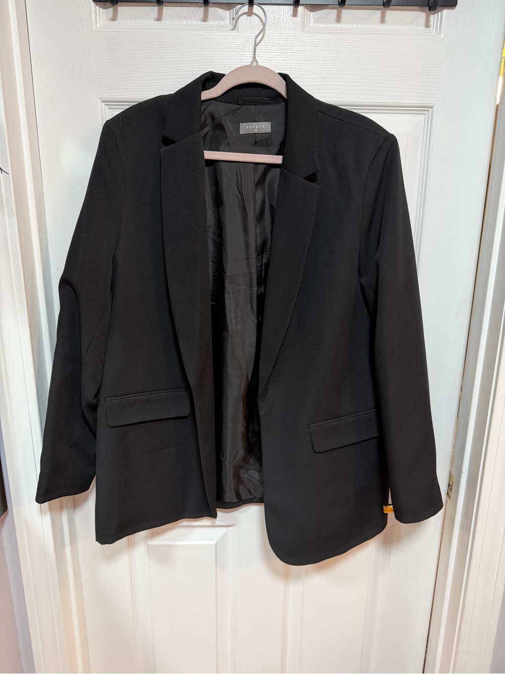 Papaya Black Tailored Women's Blazer